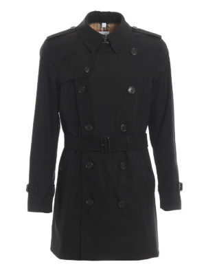 BURBERRY: cappotti trench - Trench Wimbledon in gabardina di cotone