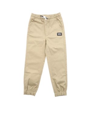 BURBERRY: trousers - Beige Dwayne pants