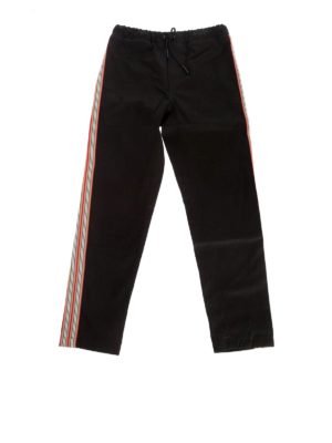 BURBERRY: trousers - Curran Icon pants in black