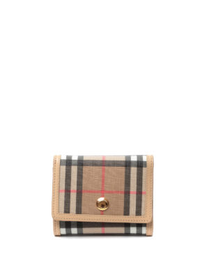 BURBERRY: wallets & purses - Lancaster Vintage Check wallet