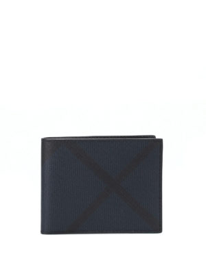 BURBERRY: portafogli - Portafoglio piccolo London check a libro