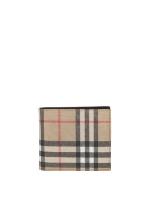 BURBERRY: wallets & purses - Ronan Vintage check e-canvas wallet