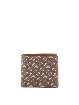 BURBERRY: wallets & purses - TB monogram printed wallet