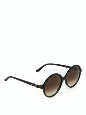 CARTIER: occhiali da sole - Occhiali da sole tondi con lenti sfumate