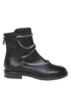 Casadei: ankle boots - Zoe nappa ankle boots