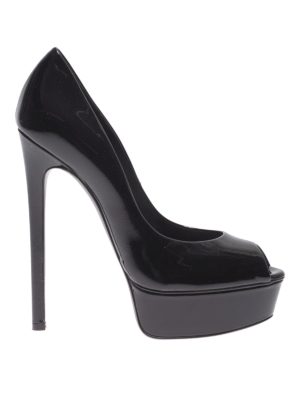 Casadei: court shoes - Flora Visione peep toe pumps