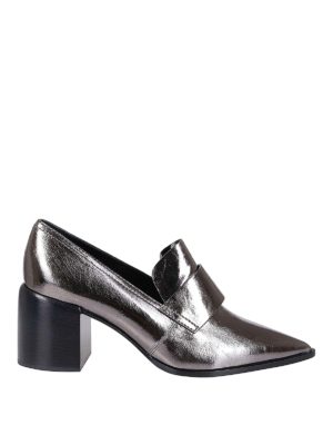 Casadei: Mokassins und Slippers - Mokassins - Silber