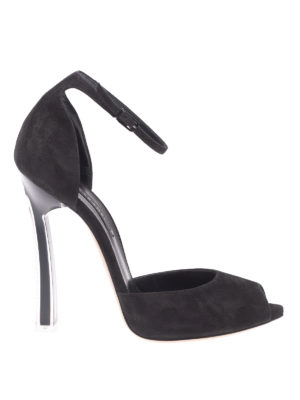 Casadei: sandali - Sandali a punta aperta con tacco Plexi Blade