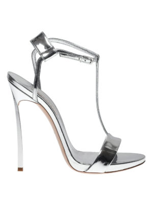 Casadei: sandali - Sandali Blade in pelle liscia a specchio