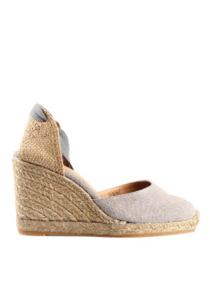 CASTANER: espadrillas - Zeppe Carina in canvas di cotone