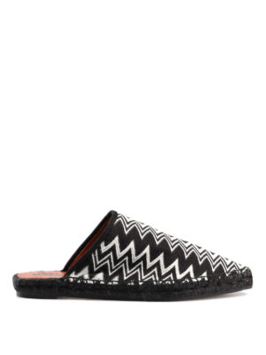 CASTANER: sabot - Sabot in tela Chevron By Missoni