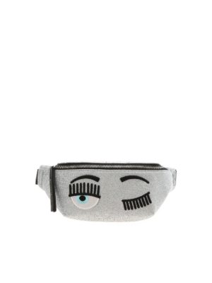 CHIARA FERRAGNI: backpacks - Flirting belt bag in silver color