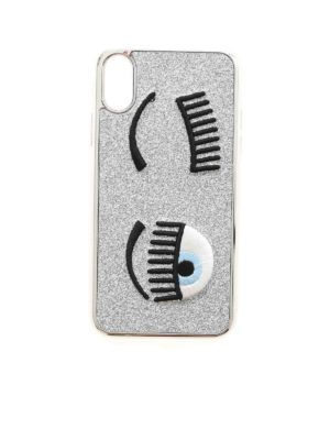 CHIARA FERRAGNI: Cases & Covers - Flirting I-Phone X / XS cover in silver color
