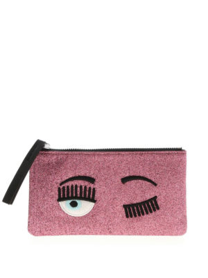 CHIARA FERRAGNI: clutches - Flirting mini clutch bag in pink