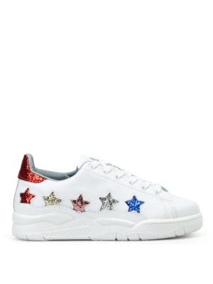 CHIARA FERRAGNI: sneakers - Sneaker Roger con stelle glitter