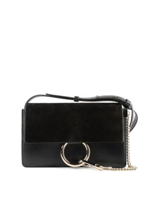 CHLOE': borse a tracolla - Borsa Faye in pelle e camoscio