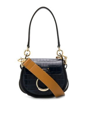 CHLOE': borse a tracolla - Tracolla Tess piccola stampa cocco