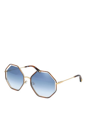 CHLOE': sunglasses - Poppy havana sunglasses