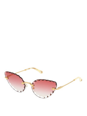 CHLOE': sunglasses - Rosie scalloped lenses sunglasses