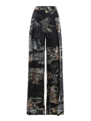 CHLOE': Tailored & Formal trousers - Toile di Jouy printed pants