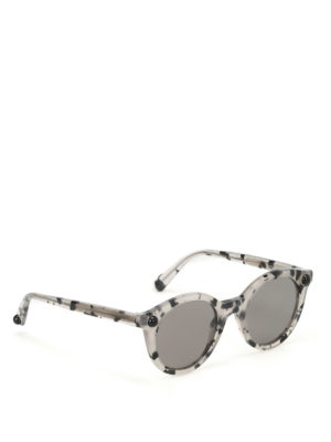 Christopher Kane: sunglasses - Havana round sunglasses
