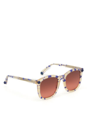 CHRISTOPHER KANE: sunglasses - Havana square sunglasses