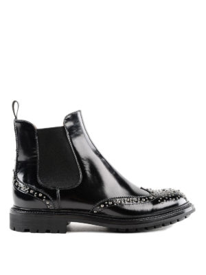 CHURCH'S: tronchetti - Stivalettii Chelsea in pelle Aura 2