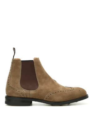 CHURCH'S: tronchetti - Polacchini Ravenflied in camoscio