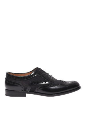 CHURCH'S: classiche - Scarpe Burwood in pelle nera
