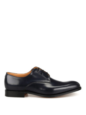 CHURCH'S: classiche - Scarpa Derby Oslo blu