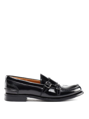 CHURCH'S: Loafers & Slippers - Backford polished fume leather loafers