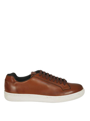CHURCH'S: sneakers - Sneaker Mirfield in pelle nocciola