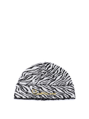 Class Roberto Cavalli: beanies - Zebra motif beanie