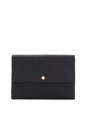 COACH: pochette - Pochette a busta con automatico in pelle