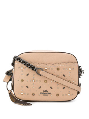 COACH: borse a tracolla - Tracolla piccola con borchie Prairie