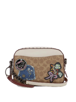 COACH: borse a tracolla - Borsa per macchina fotografica pelle e tela