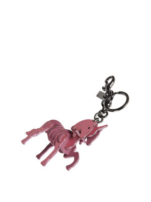 COACH: portachiavi - Charm in pelle Puzzle Unicorn