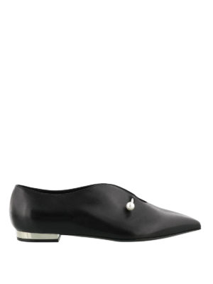 Coliac: Mocassini e slippers - Mocassini Giada in pelle con piercing