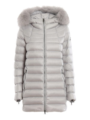 Colmar Originals: Lange Daunenmäntel - Daunenmantel - Hellgrau