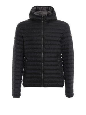 Colmar Originals: giacche imbottite - Piumino primaverile nero con cappuccio