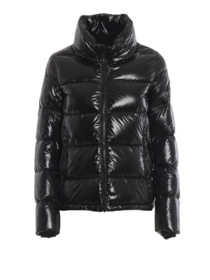 Colmar Originals: padded jackets - Funnel collar black flared puffer jacket