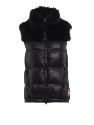 Colmar Originals: giacche imbottite - Gilet in nylon trapuntato con pelliccia