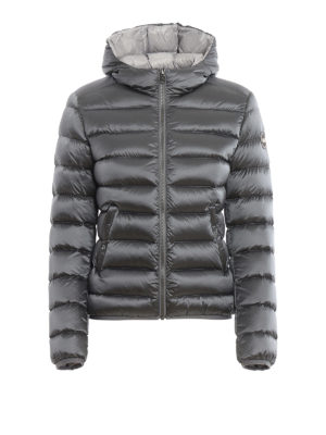 Colmar Originals: padded jackets - Grey hooded puffer jacket
