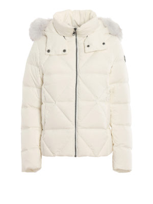 Colmar Originals: padded jackets - Matte white nylon puffer jacket