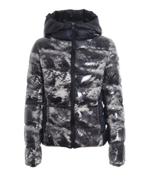 Colmar Originals: padded jackets - Plastic coated patterned nylon puffer jacket