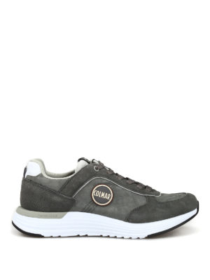 Colmar Originals: sneakers - Sneaker Travis grigie in camoscio e tessuto