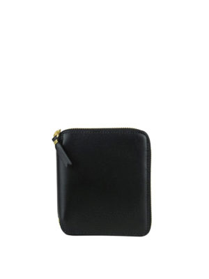 COMME DES GARCONS: portafogli - Portafoglio in pelle con zip dorata