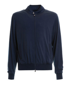 CORNELIANI: giacche bomber - Giubbotto sportivo in lana ritorta