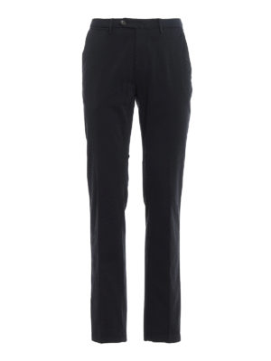 CORNELIANI: casual trousers - Cotton gabardine chinos