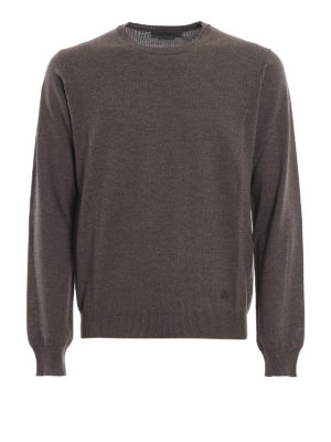 CORNELIANI: crew necks - Virgin wool crew neck sweater